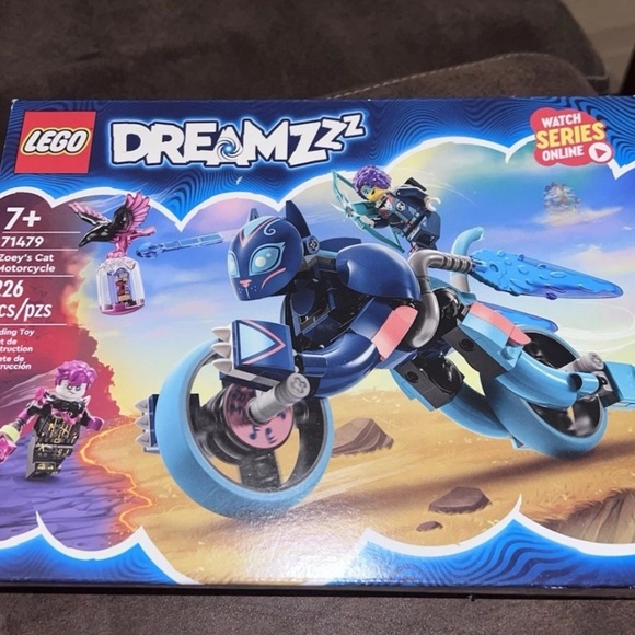 Lego Other - LEGO DREAMZzz Zoey's Cat Motorcycle - Blue and Pink Adventure